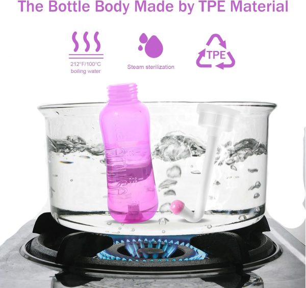 Peri Bottle for Postpartum - Portable Bidet 16.9 Oz Travel Bidet Bottle for - Image 5