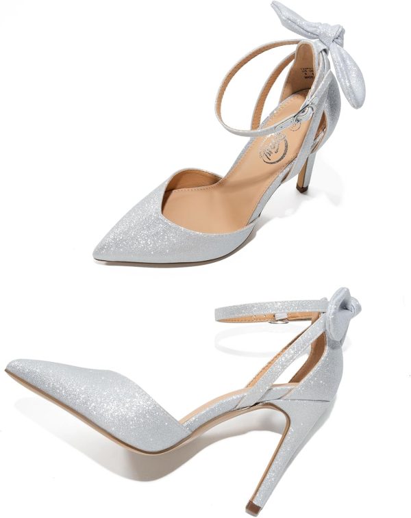Trary Heels for Women Closed Pointed Toe Heels Women's Pumps Stiletto High - Image 5