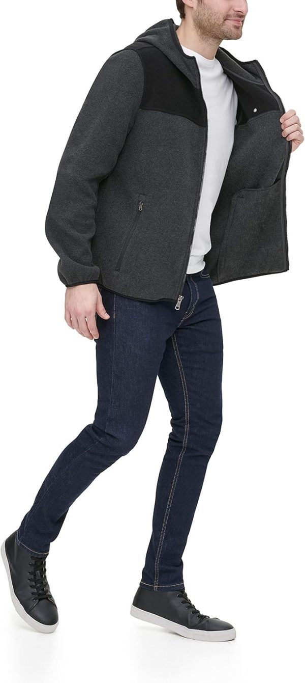 Tommy Hilfiger Men's Hooded Legacy Fleece Jacket - Image 4