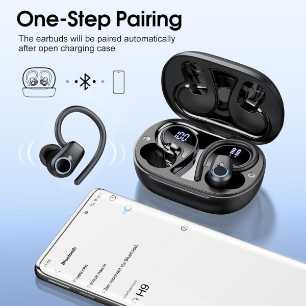 Wireless Earbuds, Sport Headphones Bluetooth 5.3, Ear buds Wireless Earbuds - Image 5