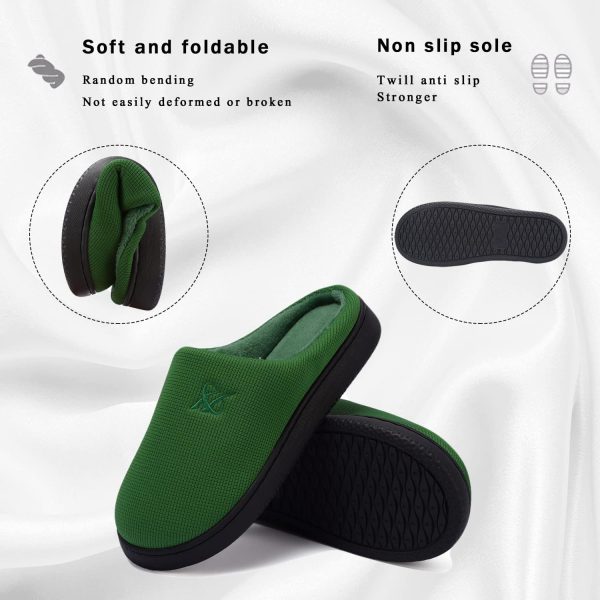 Memory Foam Slippers for Women's and Men's Casual House Shoes - Image 3