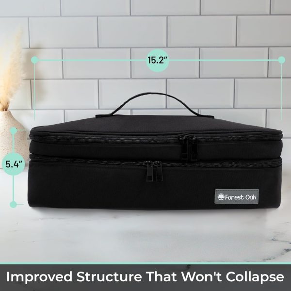 Hair Tools Travel Bag With Heat Resistant Mat for Curling Irons, - Image 6