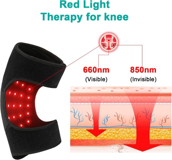 Red Light Therapy, Red Light Therapy for Knee and Elbow Joint, Wireless - Image 3