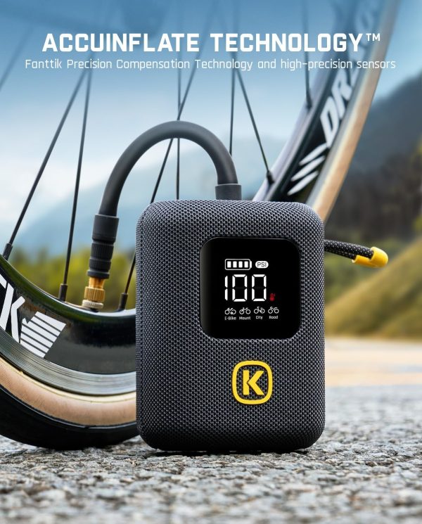 Fanttik X8 Ace Bike Pump 150PSI Fast Portable Tire Inflator, Cordless - Image 8
