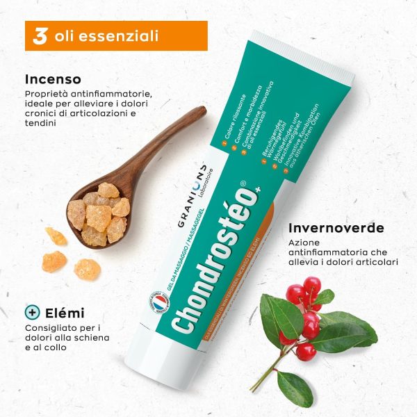 Chondrosteo Plus Warming Massage Gel - 100 ml - Wintergreen, Frankincense - Image 6