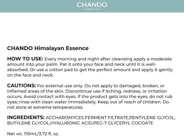 Himalayan Essence (110ml/3.72oz) - Skin Collagen Recovery Hydrating Facial - Image 8