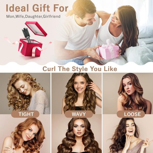 Pretfy Automatic Curling Iron, Auto Hair Curler with 1 inch Ceramic Ionic - Image 6