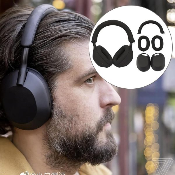 Adhiper 3 Set Case Cover for Sony WH-1000XM5 Headphones,Embody EarPad Cover - Image 8