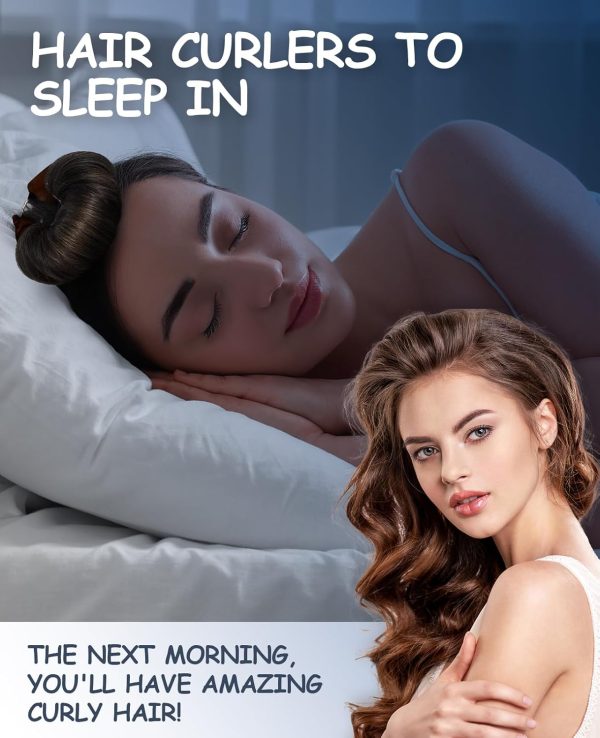 Little Overnight Heatless Hair Curler to Sleep in, Heatless Curls Satin - Image 5