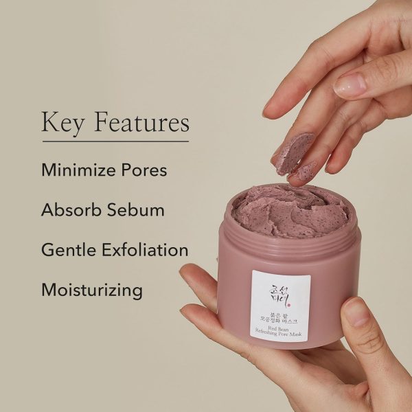 Beauty of Joseon Red Bean Pore Refreshing Mask Mud Cream Hydrating Wash Off - Image 4