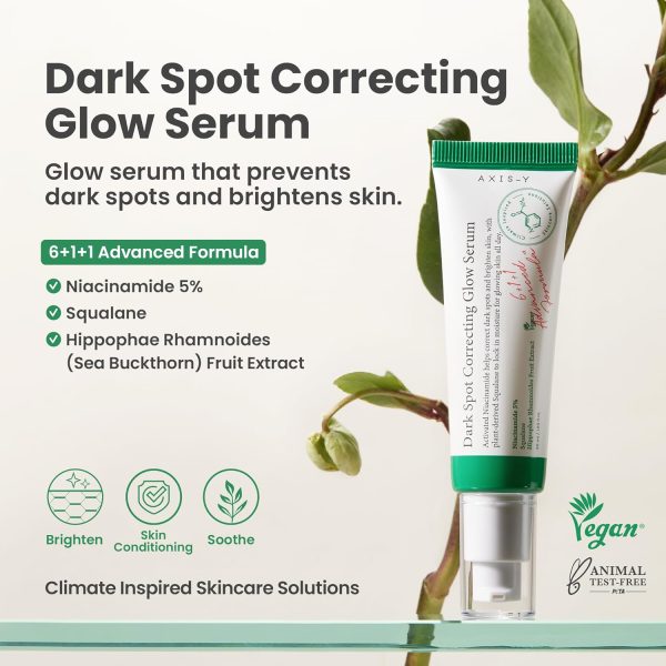 AXIS-Y Dark Spot Correcting Glow Serum with 5% Niacinamide & Rice Bran | - Image 2