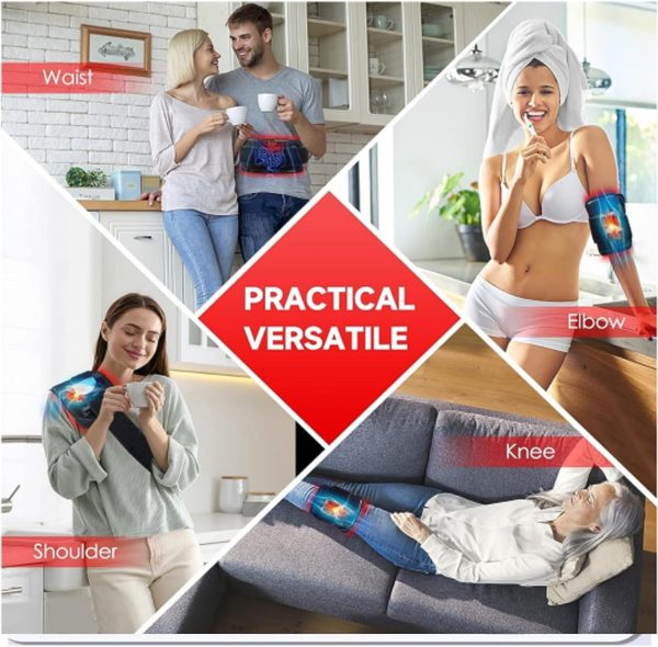 Portable Red Light Therapy Pad Bulb for Neck, Knee & Body, 7 X 15.75 Inch, - Image 4