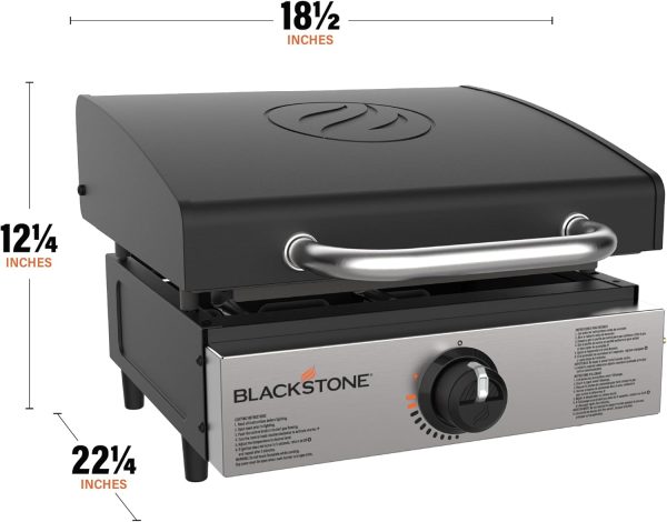Blackstone 1814 Stainless Steel Propane Gas Portable, Flat Top Griddle - Image 4