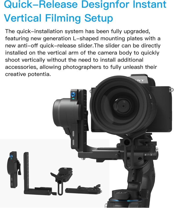 FeiyuTech SCORP 2 Gimbal Stabilizer for DSLR and Mirrorless Camera, - Image 6