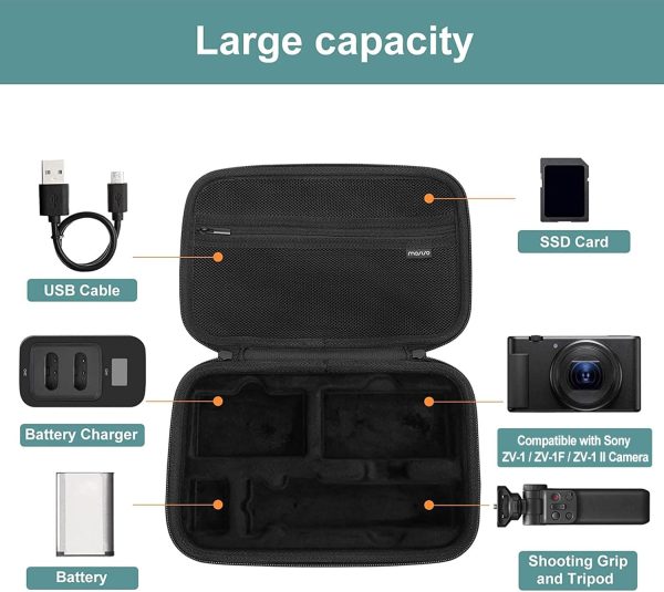MOSISO Camera Case Compatible with Sony ZV-1 / ZV-1F / ZV-1 II Vlog Digital - Image 3