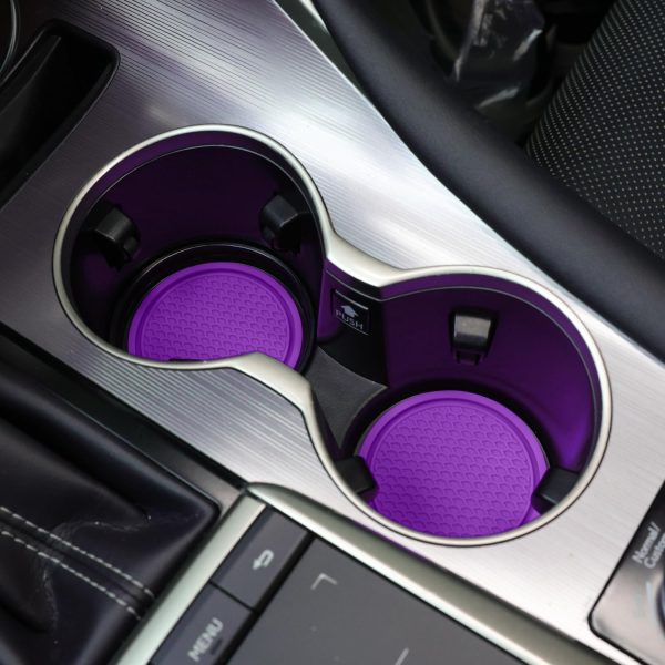 SINGARO Car Cup Coaster, 4PCS Universal Non-Slip Cup Holders Embedded in - Image 4