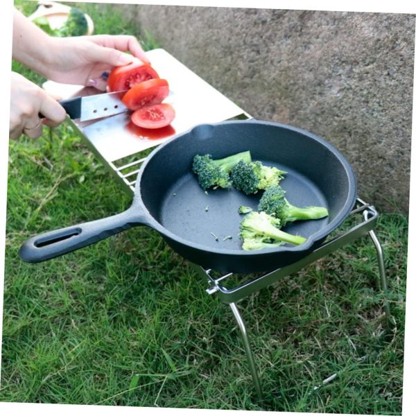 1pc Stainless Steel Grill Charcoal Outdoor Barbecue Rack Grills Grille - Image 7