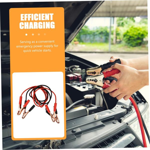 2pcs Car Hitch Jumper Cables with Battery Clips Battery Jumper Cables Car - Image 6