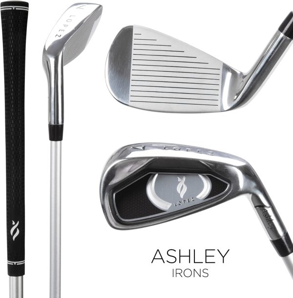 Nancy Lopez Golf - Ashley 18PC Complete Golf Clubs, Cart Bag Package Set - Image 8
