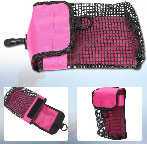 Scuba Diving Gear Bag, Safety Smb Dive Mesh Bag Finger Reel Storage Pocket - Image 5
