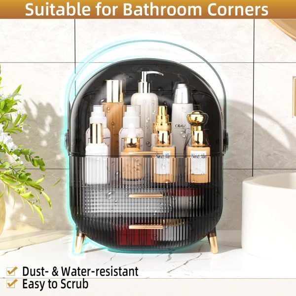 Makeup Storage Organizer, Cosmetic Display Cases with Transparent Cover, - Image 5