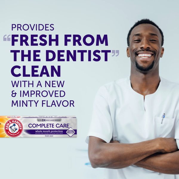 Arm & Hammer Complete Care Toothpaste, Fresh Mint Flavor, Whole Mouth - Image 7