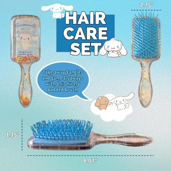 Hair Care Set Continuous Water Spray Bottle Brush Hair Clips Cute Kawaii - Image 3