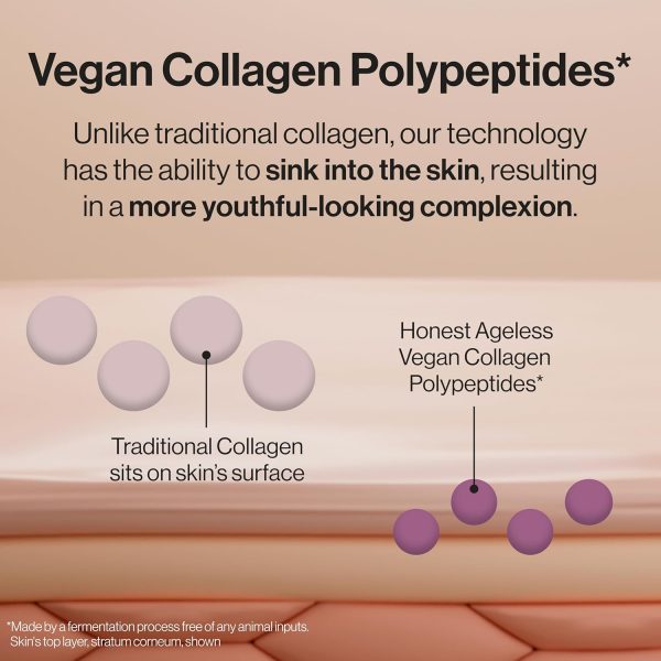 Honest Beauty Ageless Firm and Smooth Cream | Powered by Vegan Collagen and - Image 4
