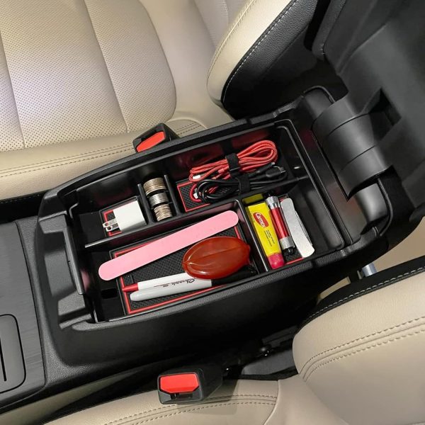 2PCS Center Console Organizer Tray and Dash Storage Tray Compatible with - Image 4