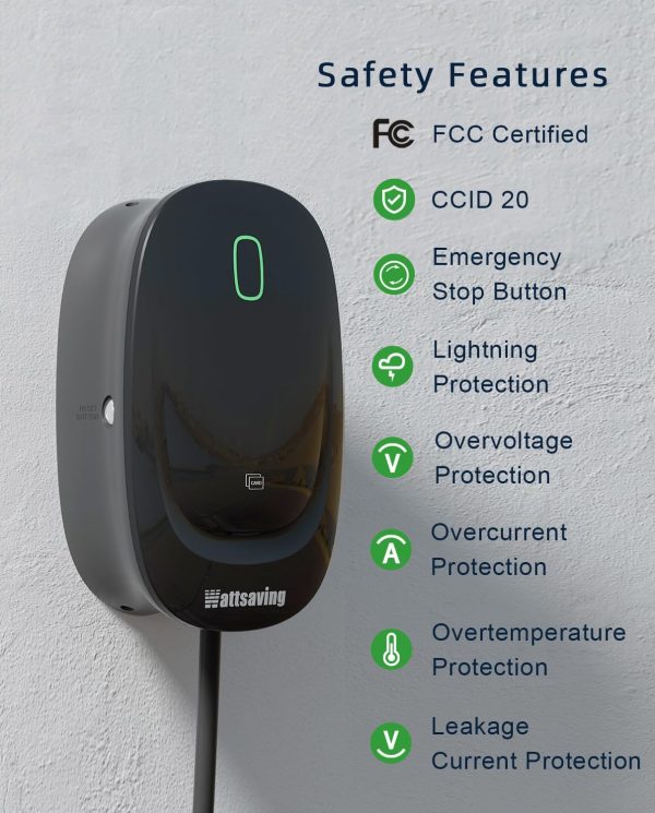 Level 2 EV Charger - 240 Volt up to 40 Amp Electric Vehicle Charging - Image 2