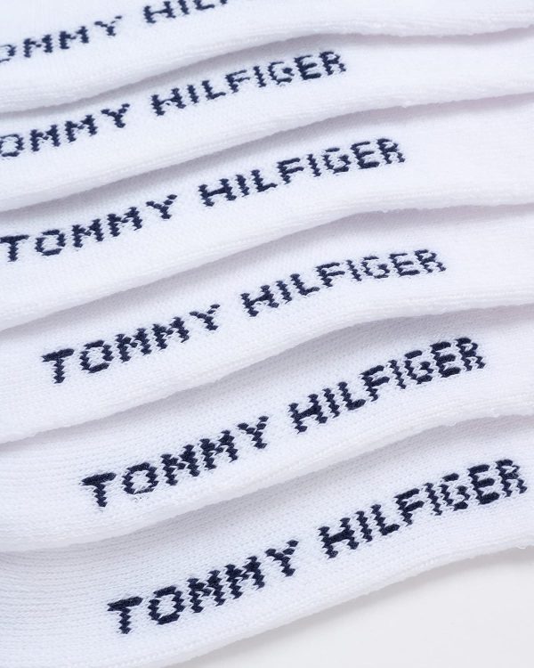 Tommy Hilfiger Unisex Kids' Athletic Socks-Cushioned Crew Socks(6 Pack) - Image 4