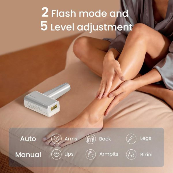 Laser Hair Removal with ICE Cooling, Painless Lasting Hair Removal Device, - Image 5