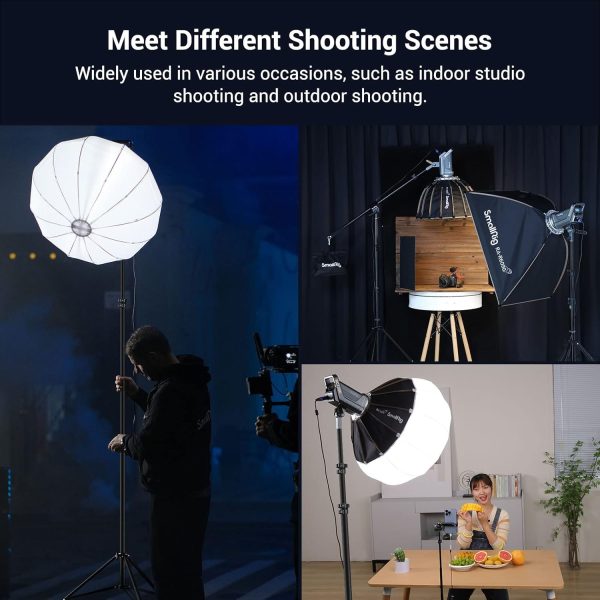 SmallRig Aluminum Light Stand 110"/9.2ft/280cm, Adjustable Photography - Image 7
