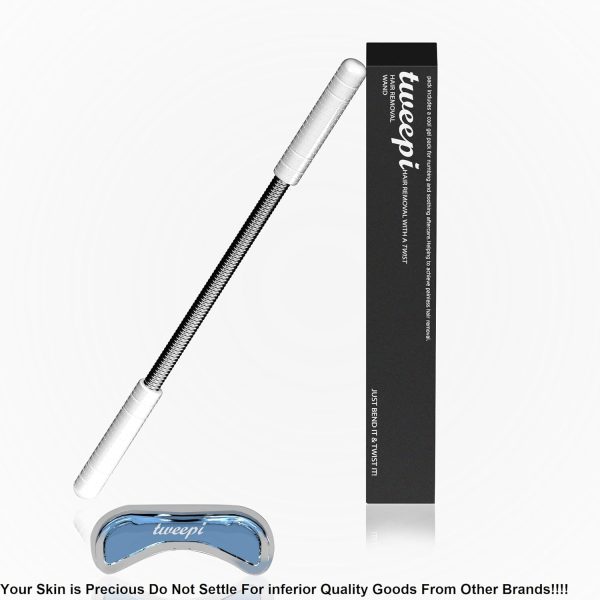 Hair Removal Wand- With Upper Lip Shaped Cool Gel Pack for Numbing and - Image 8
