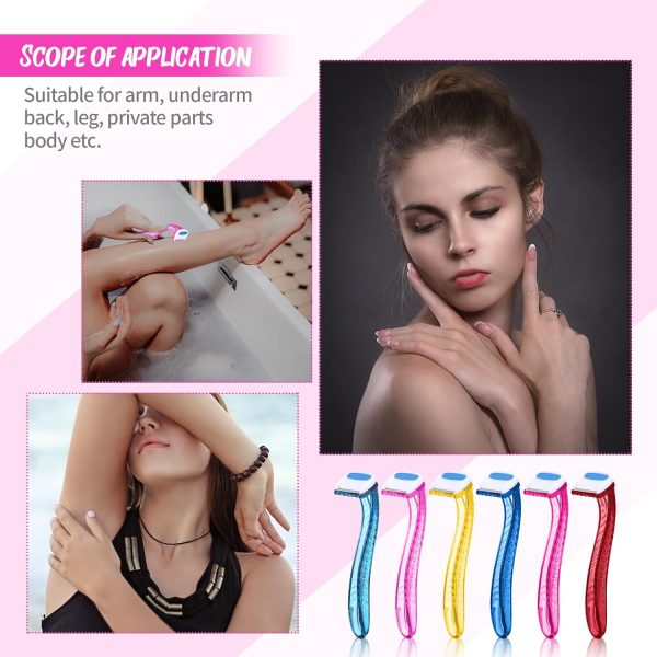 Honoson 16 Pieces T Type Bikini Disposable Razors for Women Durable Travel - Image 6