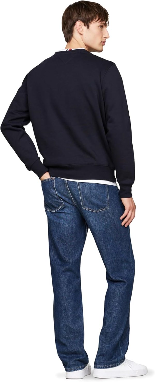 Tommy Hilfiger Men's Medium Weight Crewneck Sweatshirt with Embroidered - Image 4