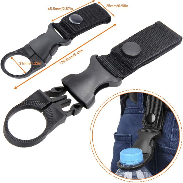 Molle Backpack Attachments Kit of 28 Accessories, D-Ring Grimloc Locking - Image 6