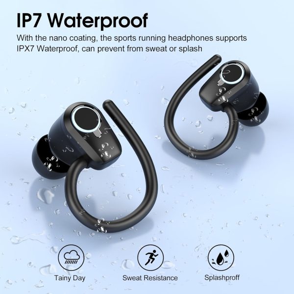 Wireless Earbuds, Sport Headphones Bluetooth 5.3, Ear buds Wireless Earbuds - Image 6