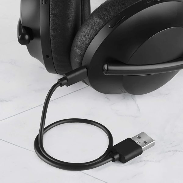 GEEKRIA USB Headphones Short Charger Cable Compatible with Bose QC Ultra, - Image 5
