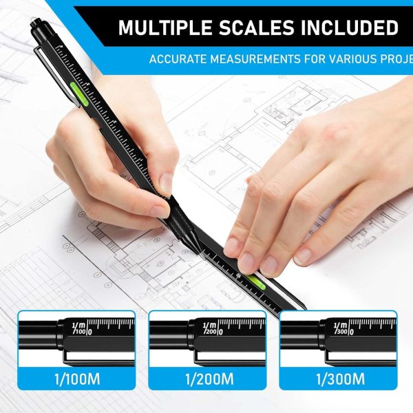 Valentine's Day Gifts for Him, 2 Pack Multi-Tool Pen Set, 11 in 1 Multitool - Image 5