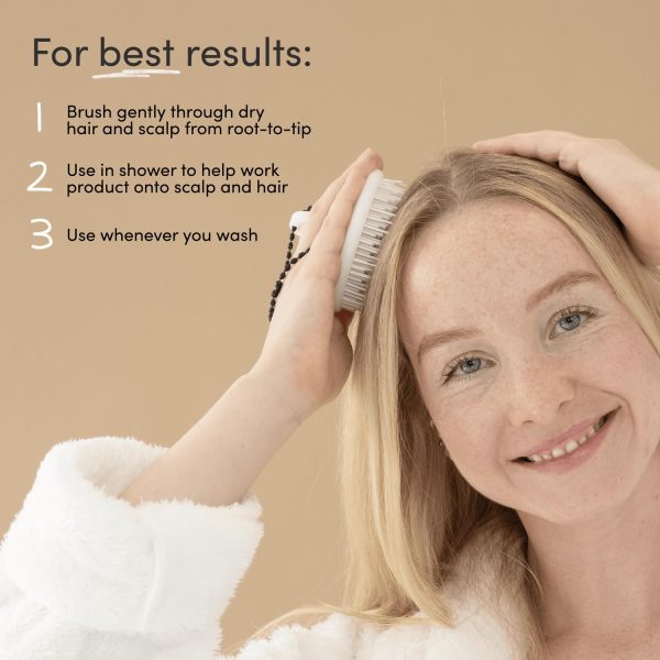 Jupiter Exfoliator Brush For Removing Dandruff & Build-Up - Detangling - Image 5