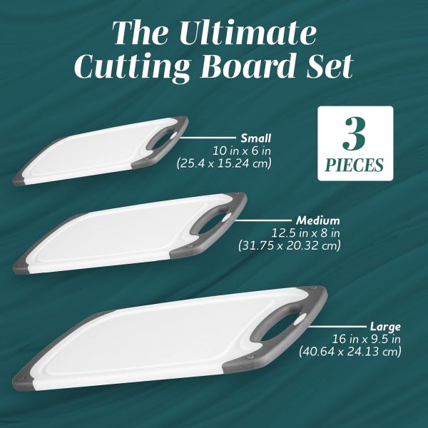 Cutting Boards for Kitchen - BPA-Free Chopping Board - Different Sizes & - Image 2