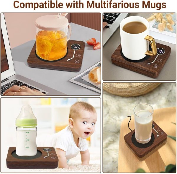 Coffee Mug Warmer, CEROBEAR Mug Warmer for Desk 3 Temperature Control - Image 6