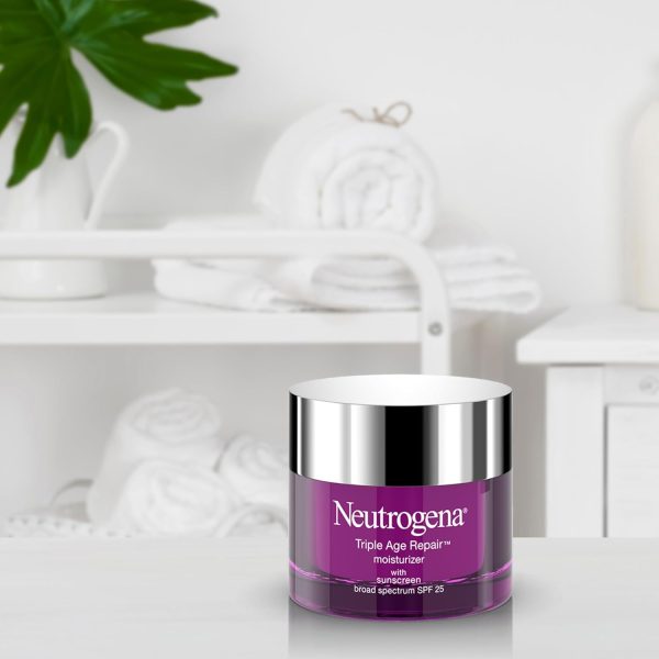 Neutrogena Triple Age Repair Anti-Aging Night Cream with Vitamin C; Fights - Image 7