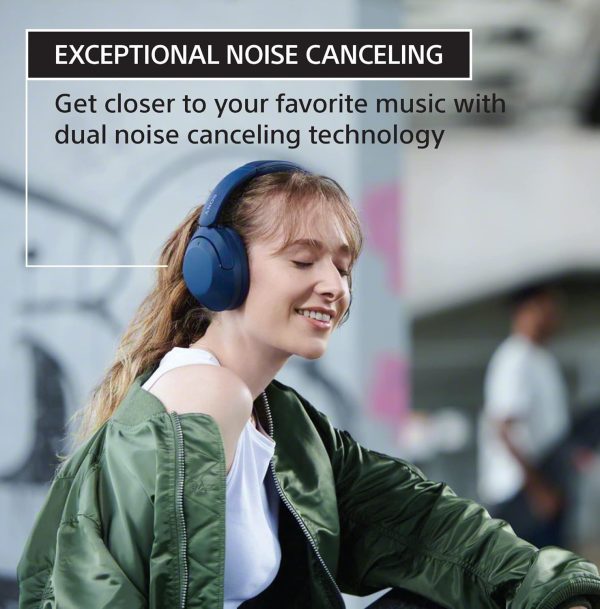 Sony WH-XB910N EXTRA BASS Noise Cancelling Headphones, Wireless Bluetooth - Image 2