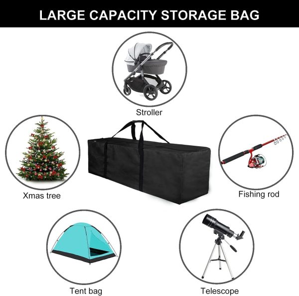 INFANZIA Duffel Travel Sports Equipment Bag, Long Luggage Bag with Upgrade - Image 6