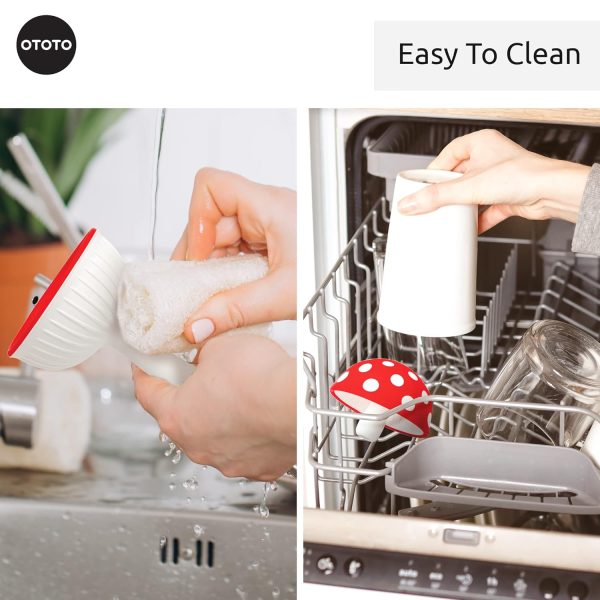 OTOTO Mushroom - Foldable Small Kitchen Funnel with Wide Mouth for Jars. - Image 6