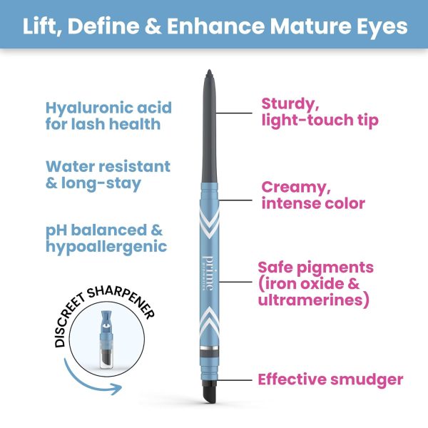 PrimeEyes Glide Eyeliner for Mature Women – Water-Resistant, Long-Stay and - Image 5