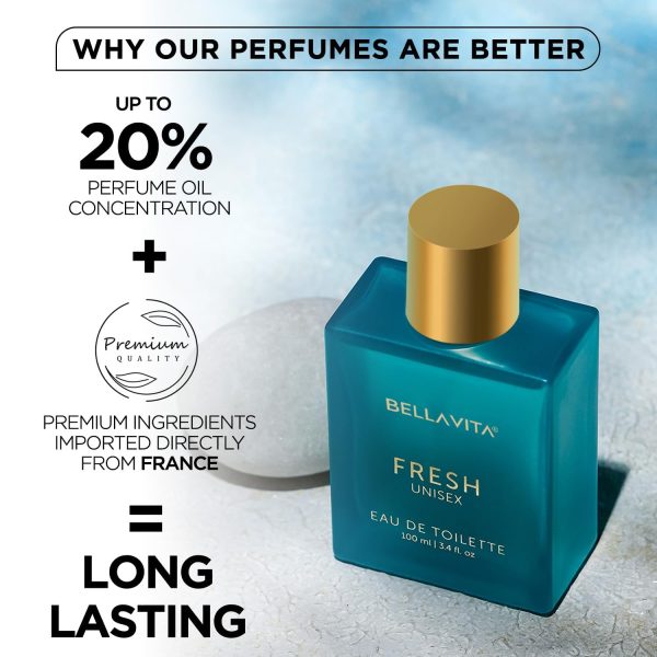 Bella.vitaa Luxury FRESH Unisex Eau De Toilette Perfume with Bergamot, - Image 3