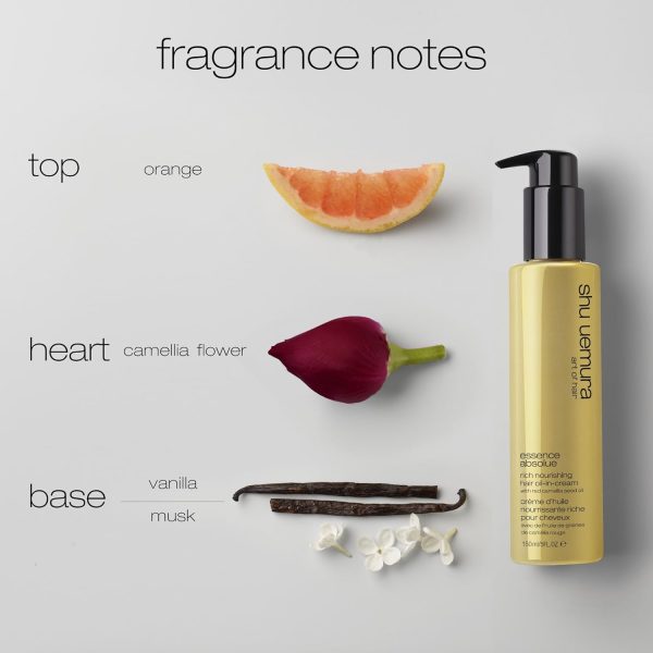 Shu Uemura Essence Absolue Nourishing Hair Cream | Protects Against Heat - Image 5